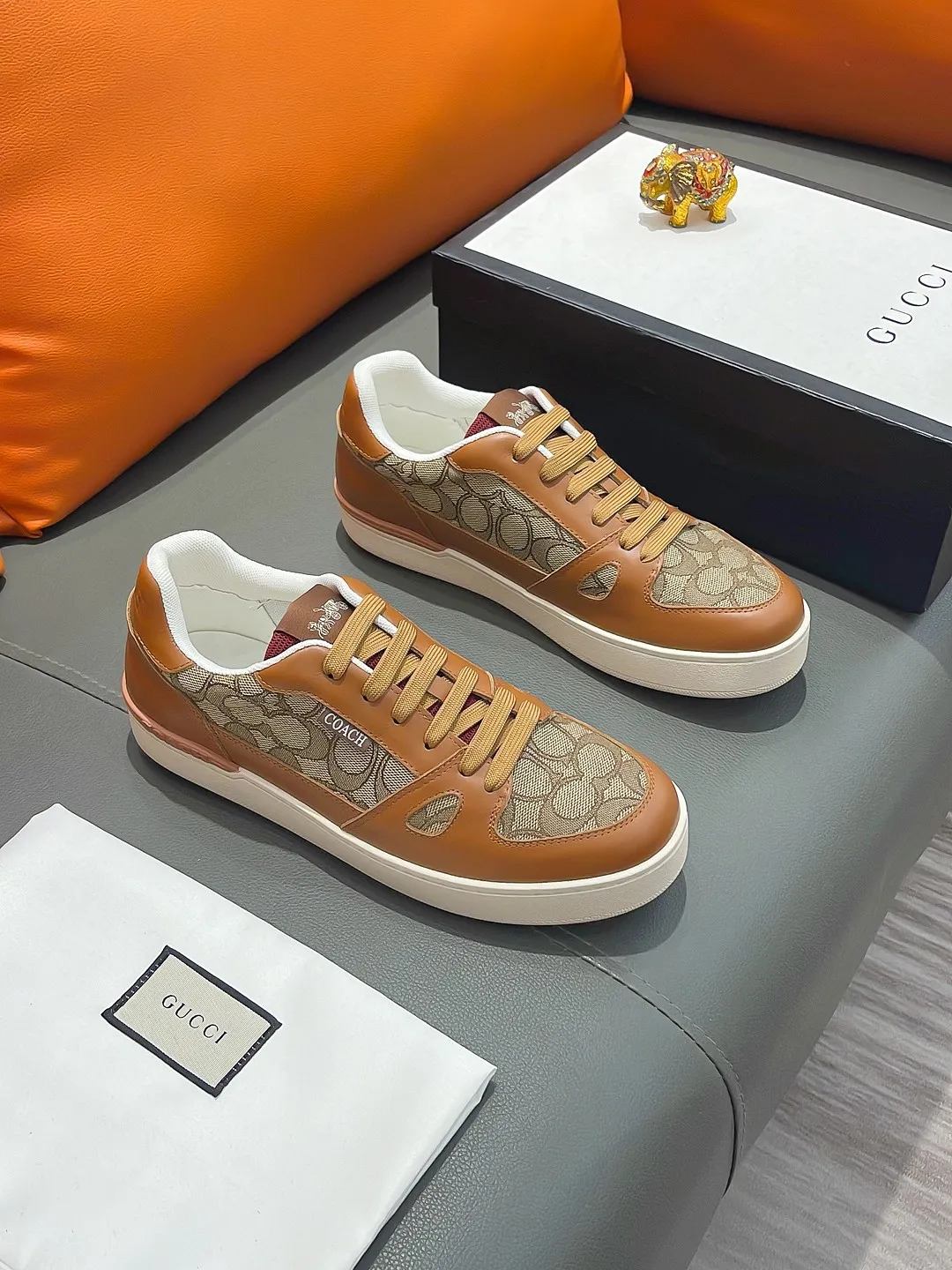 Men's shoes GUCCI "Gucci" P420 Regular size: 38-44 (casual shoes) Product materials: Selected cowhide upper, soft sheepskin lining; original outsole.